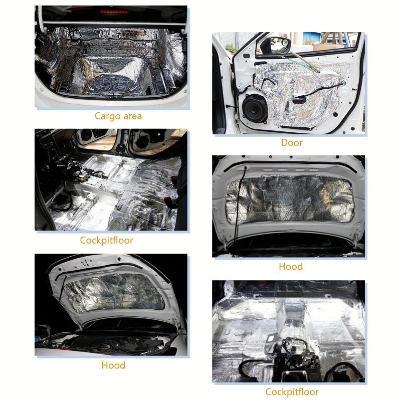 Car Acoustic Thermal Sound Deadener Mat 50x200cm
