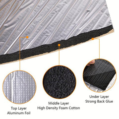 Car Acoustic Thermal Sound Deadener Mat 50x200cm