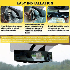 240mm Panoramic Wide Angle Convex Rearview Mirror Lens