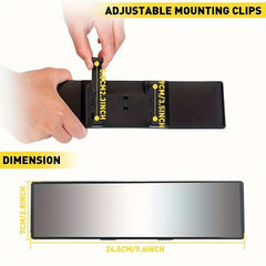 240mm Panoramic Wide Angle Convex Rearview Mirror Lens