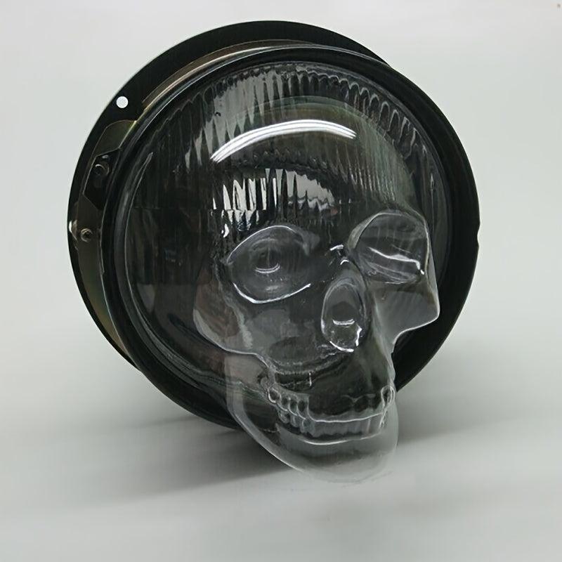 Skull Car Lampshade High Beam Decoration Halloween Car Accessories