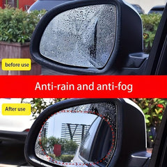 4pcs Car Rearview Mirror Rainproof Film Clear Vision on Rainy Days