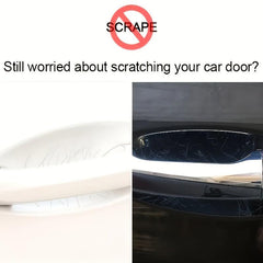 Invisible Scratch Resistant Stickers for Car Door Handles - Pack of 8