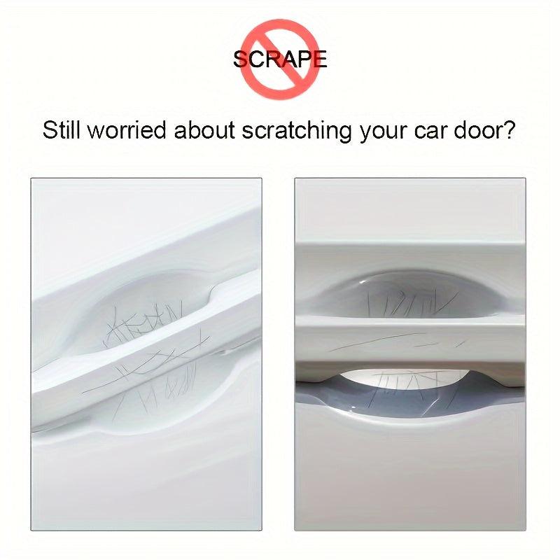 Invisible Scratch Resistant Stickers for Car Door Handles - Pack of 8