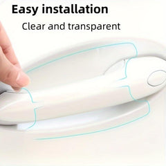 Invisible Scratch Resistant Stickers for Car Door Handles - Pack of 8