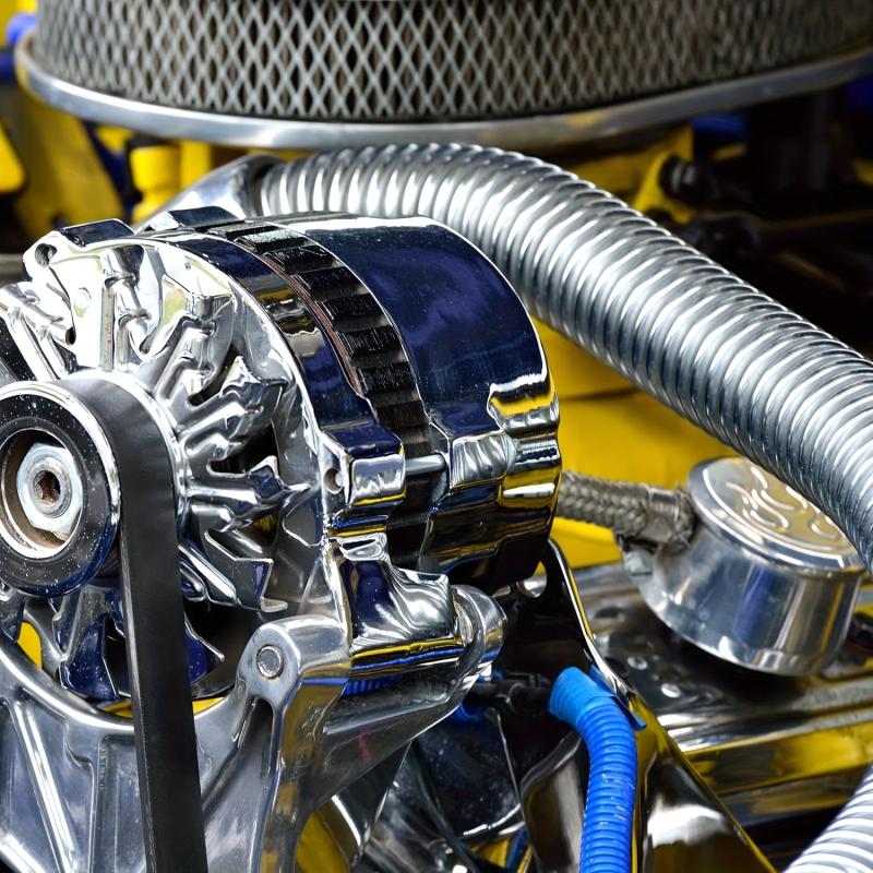 Stainless Steel Exhaust Hose for Generator and Car - 2 Clamps Included