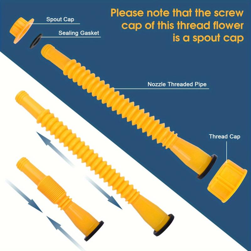22pcs Gas Can Replacement Nozzle, Upgraded Tube, Extendable to 12.01inch