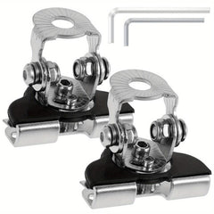 2pcs LED Light Bar Mounting Bracket Clamp Stainless Steel