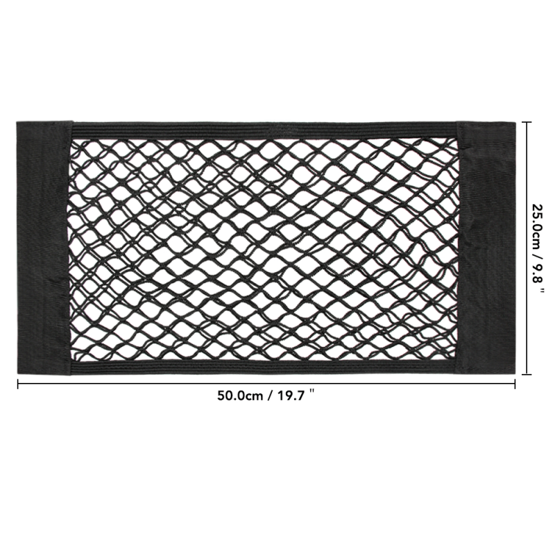 Car Rear Mesh Trunk Seat Elastic Net Storage Bag Organizer
