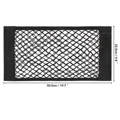 Car Rear Mesh Trunk Seat Elastic Net Storage Bag Organizer