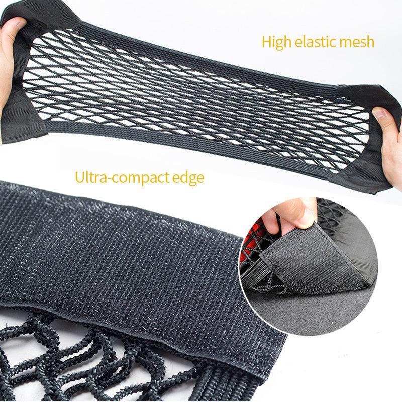 Car Rear Mesh Trunk Seat Elastic Net Storage Bag Organizer