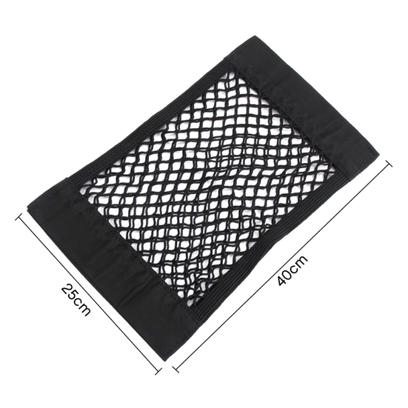 Car Rear Mesh Trunk Seat Elastic Net Storage Bag Organizer