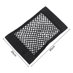 Car Rear Mesh Trunk Seat Elastic Net Storage Bag Organizer