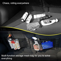 Car Rear Mesh Trunk Seat Elastic Net Storage Bag Organizer