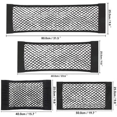Car Rear Mesh Trunk Seat Elastic Net Storage Bag Organizer