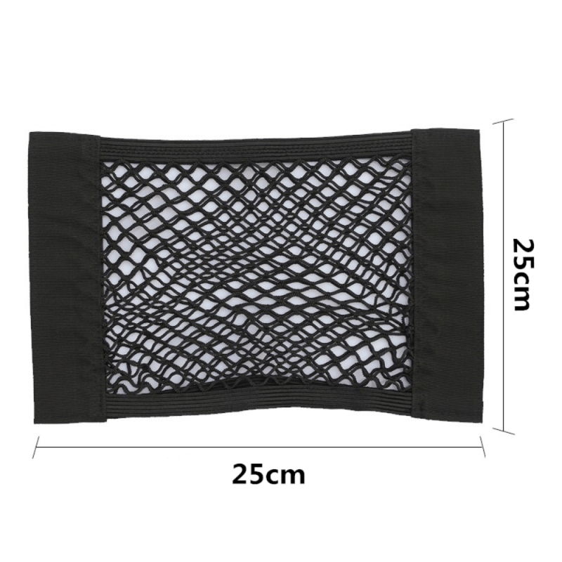 Car Rear Mesh Trunk Seat Elastic Net Storage Bag Organizer