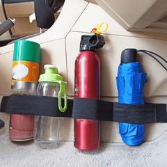 4pcs Car Trunk Storage Fixed Belt Nylon Fire Extinguisher Storage Strap