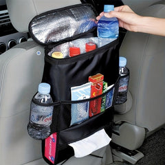 Car Seat Back Insulation Storage Bag Thermal Cooler Travel Organizer