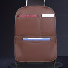 Universal Car Seat Back Storage Bag Anti Kick Pad