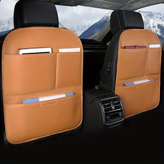 Universal Car Seat Back Storage Bag Anti Kick Pad
