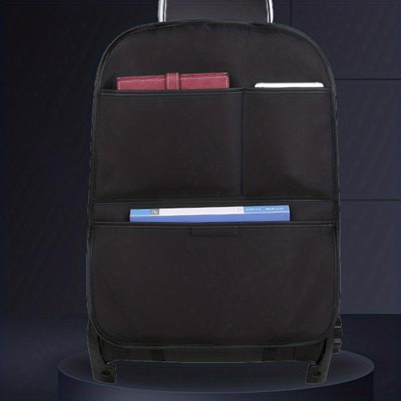 Universal Car Seat Back Storage Bag Anti Kick Pad