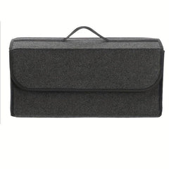 1pc Universal Car Storage Box Foldable Trunk Organizer Felt Cloth Case