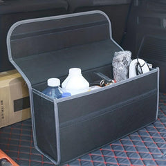 1pc Universal Car Storage Box Foldable Trunk Organizer Felt Cloth Case