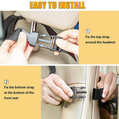 Car Back Seat Organizer Storage Bag Tray Holder Tissue Box Auto Organizers