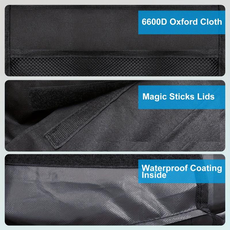 Large Trunk Organizer with 6 Pockets and Straps