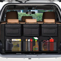 Large Trunk Organizer with 6 Pockets and Straps