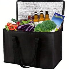 Large Insulated Grocery Bags Reusable Tote Soft Cooler Hot & Cold