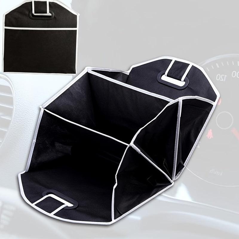 Car Trunk Organizer Foldable Waterproof Storage Bag 3 Compartments