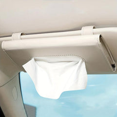 PU Leather Tissue Holder Rectangular Mask Dispenser Car Tissue Box