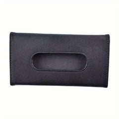 PU Leather Tissue Holder Rectangular Mask Dispenser Car Tissue Box