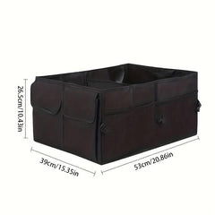 1pc Foldable Car Organizer Car Storage Trunk Large Capacity Storage Bag