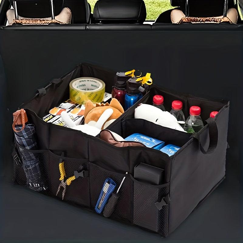 1pc Foldable Car Organizer Car Storage Trunk Large Capacity Storage Bag