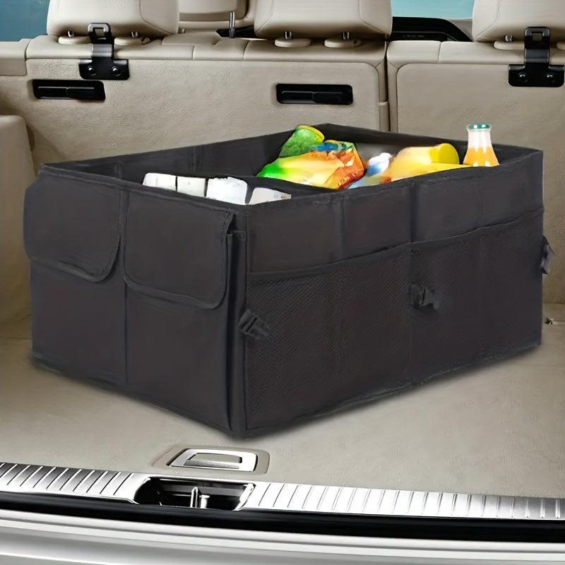 1pc Foldable Car Organizer Car Storage Trunk Large Capacity Storage Bag