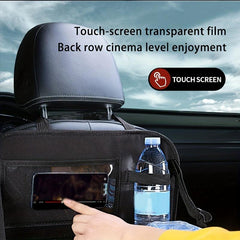 Car Back Seat Storage Bag Hanging Bag Kick Mats Back Seat Protectors