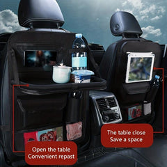 Car Back Seat Storage Bag Hanging Bag Kick Mats Back Seat Protectors