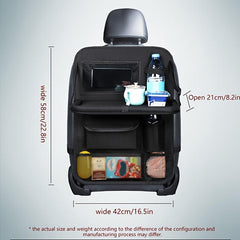 Car Back Seat Storage Bag Hanging Bag Kick Mats Back Seat Protectors
