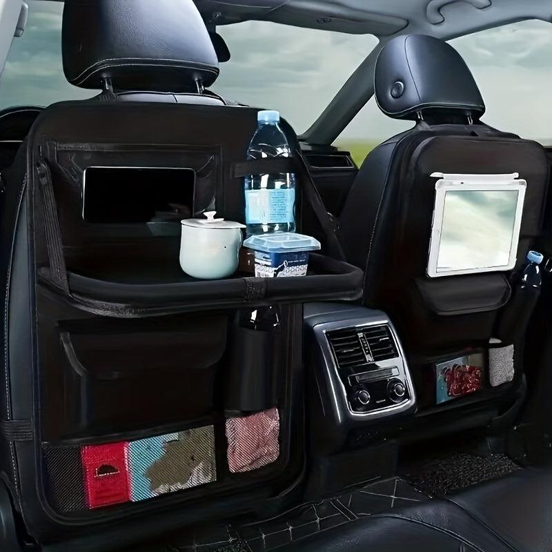 Car Back Seat Storage Bag Hanging Bag Kick Mats Back Seat Protectors