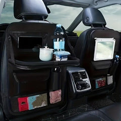 Car Back Seat Storage Bag Hanging Bag Kick Mats Back Seat Protectors