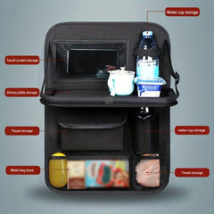 Car Back Seat Storage Bag Hanging Bag Kick Mats Back Seat Protectors