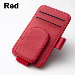Car Sun Visor Glasses Case Sunglasses Clip Holder Pen Case Eyeglasses