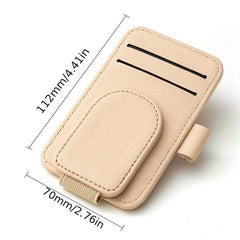Car Sun Visor Glasses Case Sunglasses Clip Holder Pen Case Eyeglasses