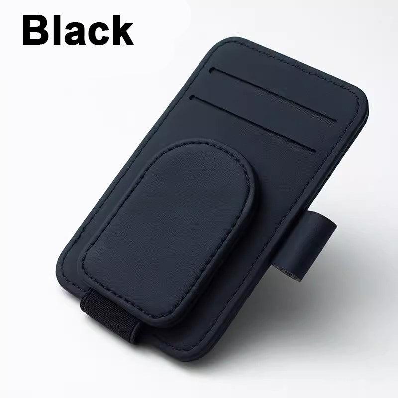 Car Sun Visor Glasses Case Sunglasses Clip Holder Pen Case Eyeglasses