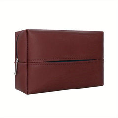 Multifunctional PU Leather Car Tissue Box