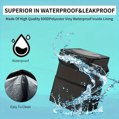 Car Trash Can Organizer Bag - Leakproof Garbage Bin for Vehicle