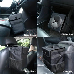 Car Trash Can Organizer Bag - Leakproof Garbage Bin for Vehicle
