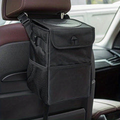 Car Trash Can Organizer Bag - Leakproof Garbage Bin for Vehicle
